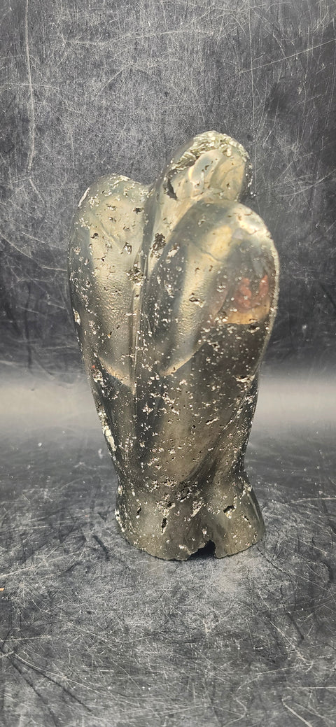 Large Pyrite angel! 4 inches tall, 14 ounces!