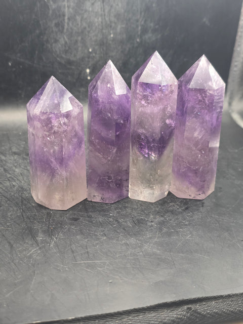 Natural Amethyst tower! 3 too 3.4 inches tall, 4 ounces