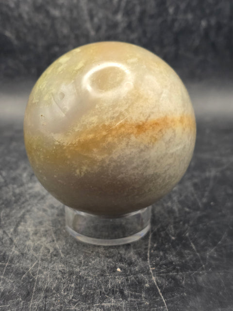 Ocean jasper sphere! 59.4mm, 2.3 inches, 10 ounces