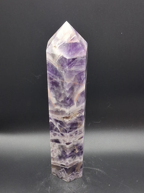 Large dream amethyst tower! 1.10 pounds, 8.5 inches tall
