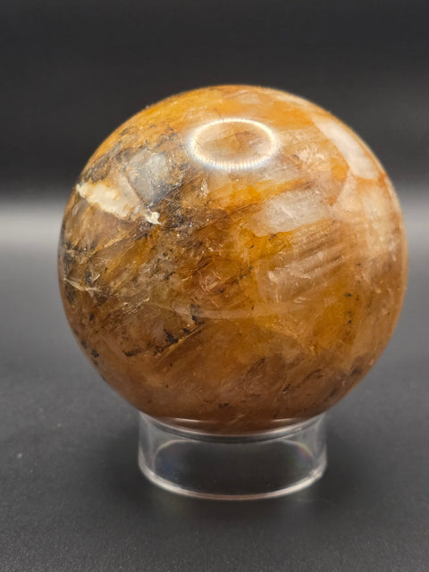 Large golden healer sphere! 79mm, 3.1 inches, 1.8 pounds