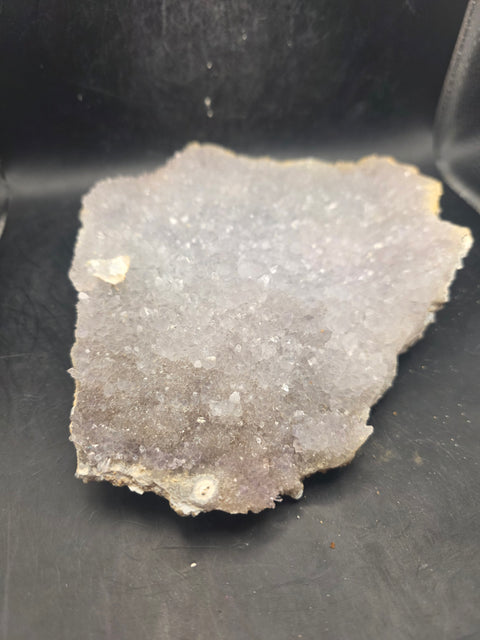 Amethyst flower formation plate! 1.8 pounds, 7.1 inches tall, 6.1" wide