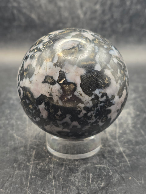 Indigo Gaborone sphere! 59.6mm, 2.3 inches, 11.6 ounces