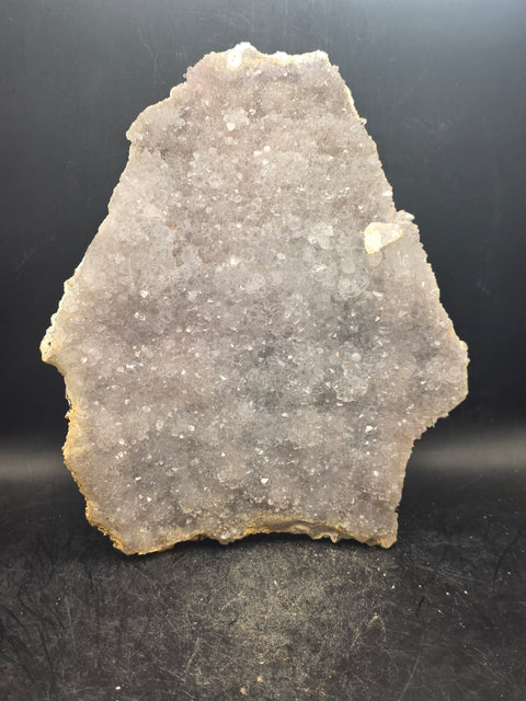 Amethyst flower formation plate! 1.8 pounds, 7.1 inches tall, 6.1" wide