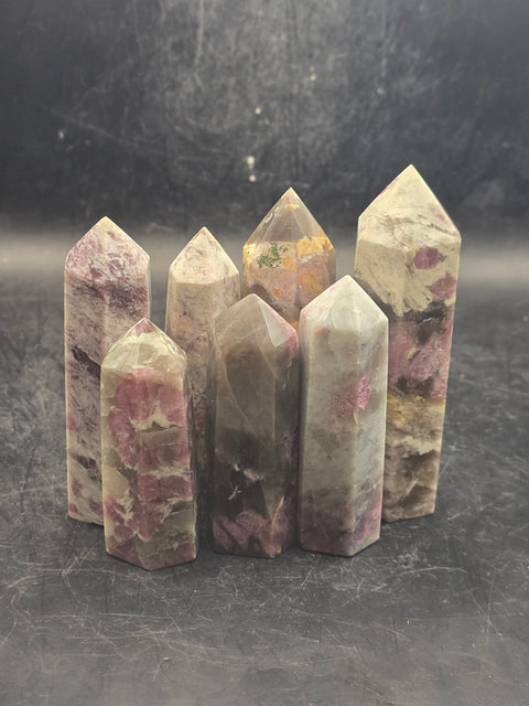 Pink tourmaline unicorn stone tower! 2.3 too 3 inches tall!