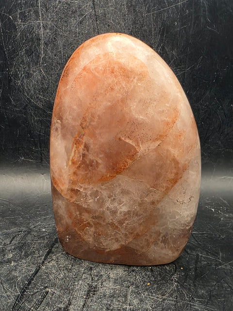 Red hematoma " fire quartz" free form! 1.1 pound, 4 inches tall,2.7" wide
