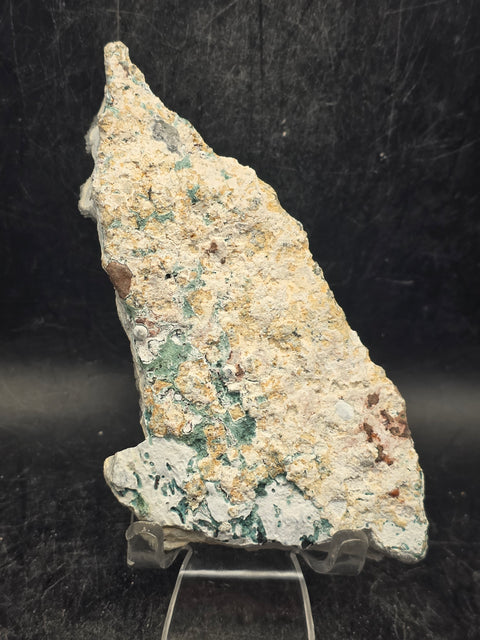 Amethyst flower formation plate! 3.7 ounces, 4.5 inches by 2.5 inches