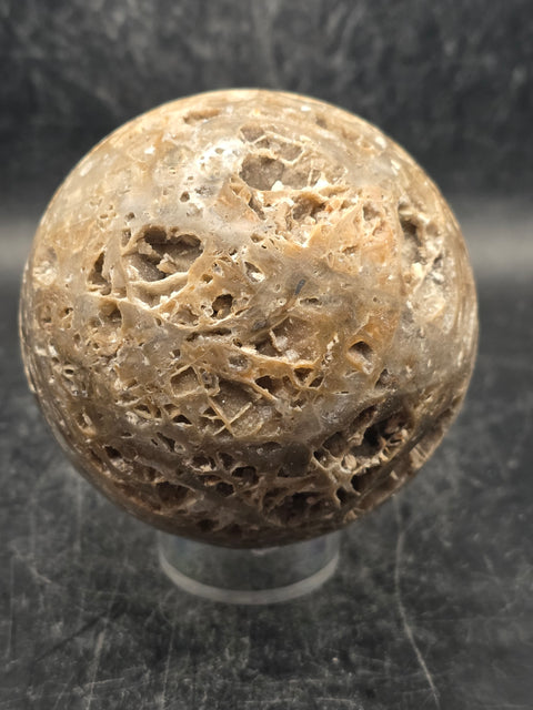 Sphalerite sphere! 71.6 ounces, 2.8 inches, 15.6 ounces