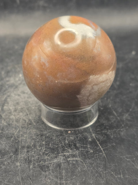Ocean jasper sphere! 48.7mm, 1.9 inches, 5.6 ounces
