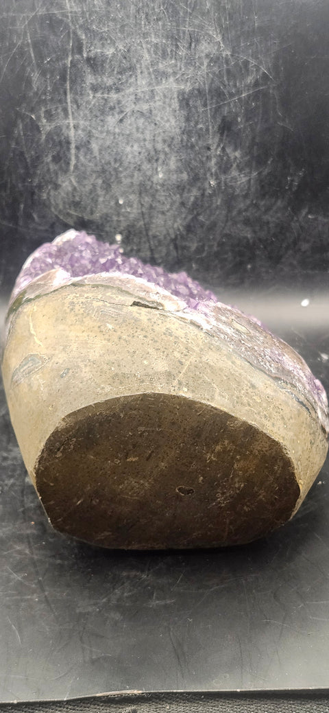 XXL amethyst cut base free form! 6.5 inches tall, 4.3" wide, 3.13 pounds!