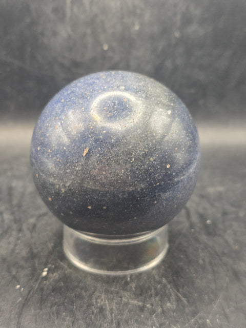 Lazulite sphere! 67.2mm, 2.6 inches, 14.8 ounces