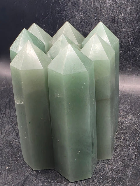 Green aventurine tower! 3.4 inches tall!