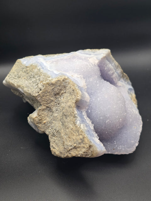 Rare natural raw 5.6 pound blue lace agate cluster!!