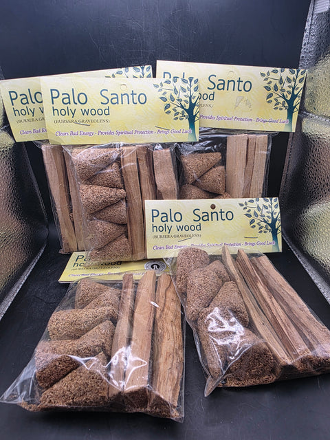 Palo santo "holy wood" cones and sticks set!!
