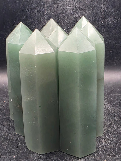 Green aventurine tower! 3.4 inches tall!