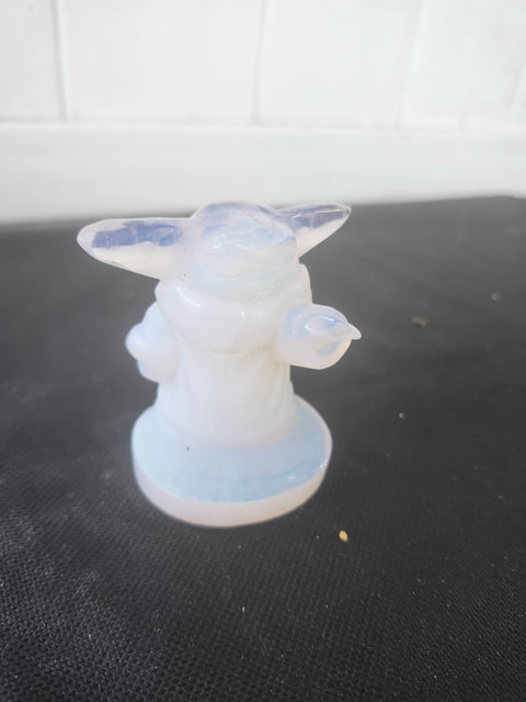 pink opalite yoda