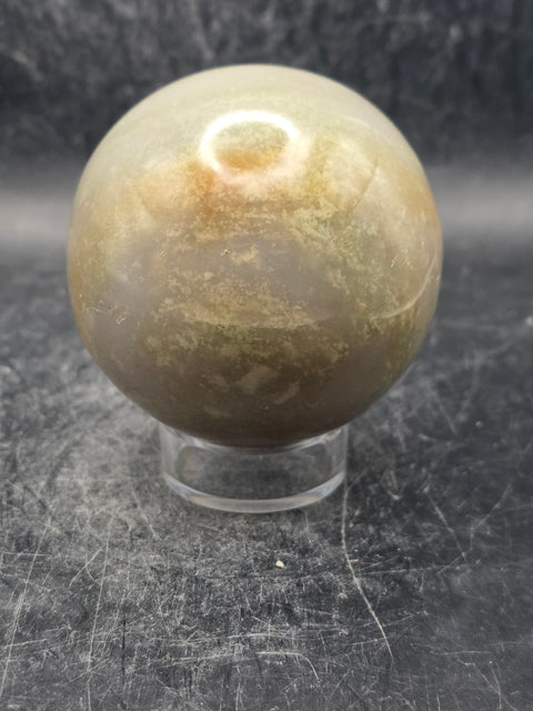 Ocean jasper sphere! 59.4mm, 2.3 inches, 10 ounces