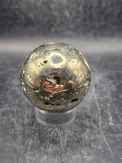 Pyrite sphere! 49mm, 1.9 inches, 9.2 ounces