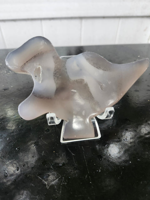 Druzy agate dinosaur! 3 ounces, 3 inches