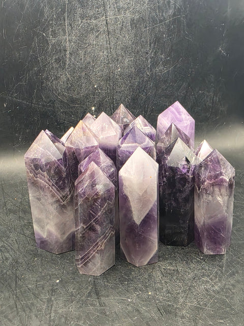 Dream chevron amethyst tower! 2 too 2.5 inches tall