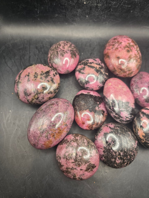 Rhodonite palm stone! 1.6 too 2.2 inches!