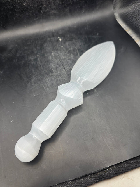 selenite knife! 7.5 inches long!