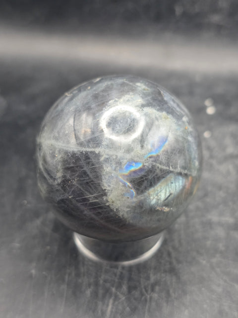Labradorite sphere! 51.2mm, 2 inches, 6.6 ounces