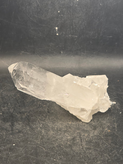 Clear quartz cluster! 5 ounces, 3.8 inches by 2.5 inches!