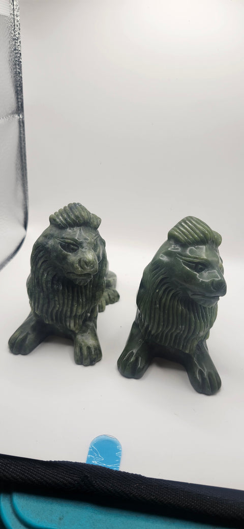 Nephrite jade lion! 1 pound 5 inches long