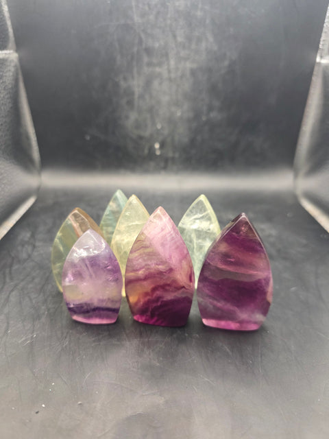 Mini candy florite flame tower! 1.9 to 2.2 inches!