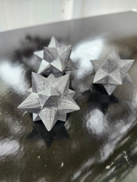 Shungite tetrahedron mercaba 2.5 inches wide!
