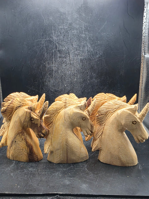 Palo santo unicorn! "Holy wood" 2.9 inches tall!