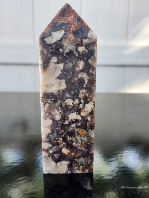 Agate tower! 4.2 inches, 6 ounces!