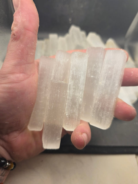Small selenite stick 2.5 too 2.9 inches