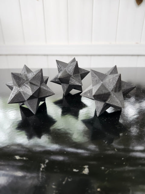 Shungite tetrahedron mercaba