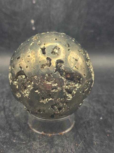 Pyrite sphere! 51mm, 2 inches, 10.5 ounces!