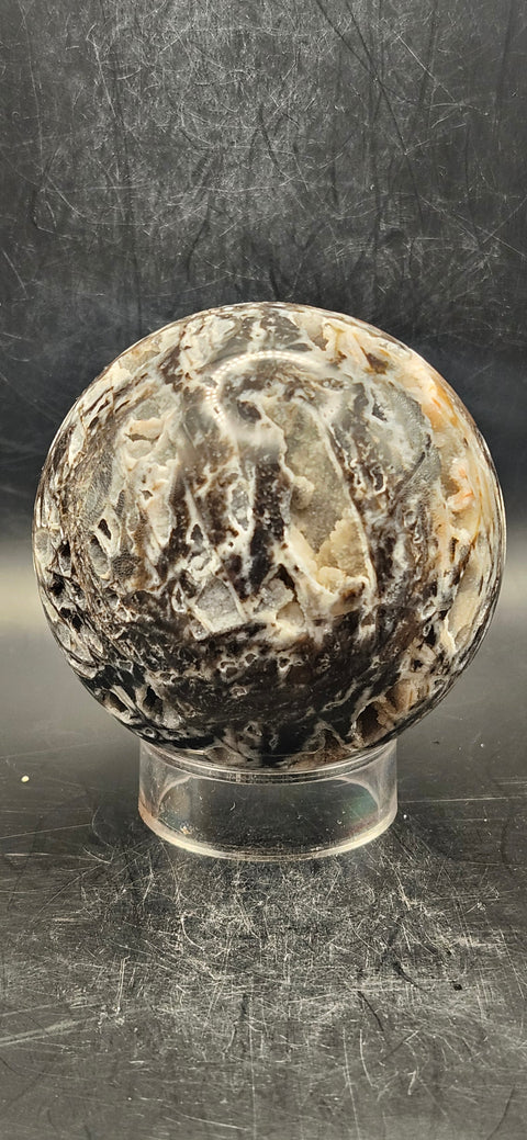 Sphalerite sphere! 77mm, 3 inches, 1.2 pounds!