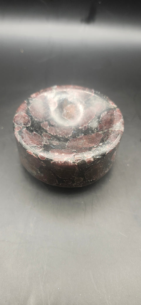Astrophyllite garnet firework bowl and vase set!! 10 ounces