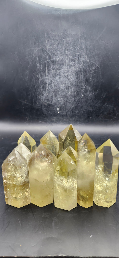 Citrine obelisk tower point! 2" to 3" inches!