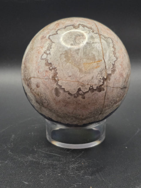 Dream amethyst sphere! 76.8mm, 3 inches, 1.6 pounds