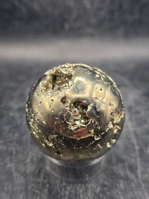 Pyrite sphere! 45.4mm, 1.7 inches, 7.8 ounces