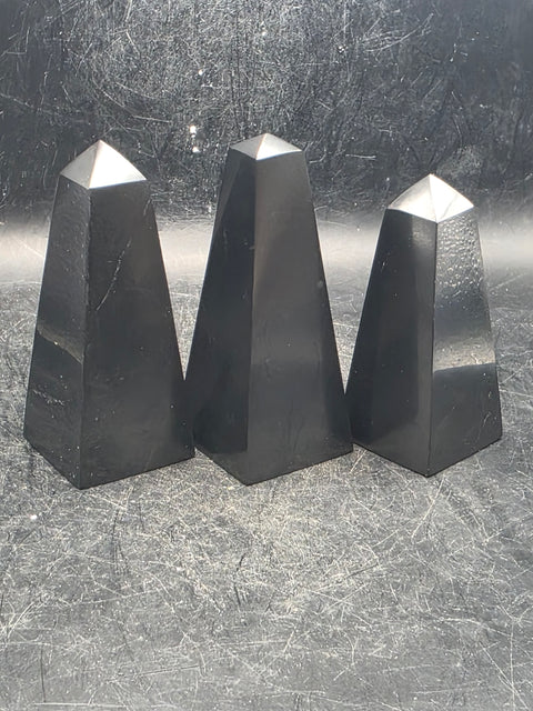 Shungite tower! 2.7 too 3 inches tall