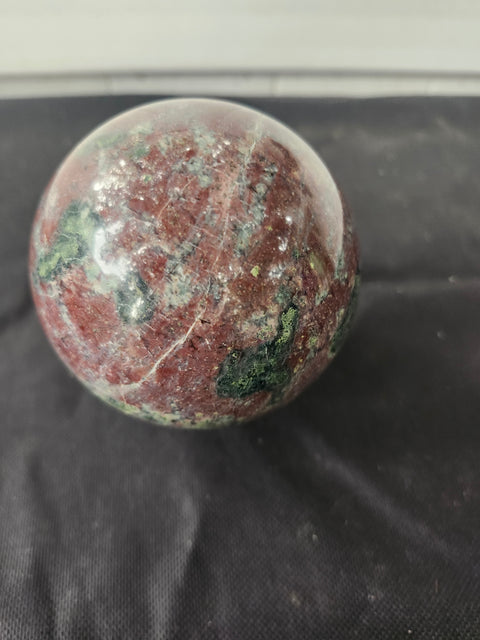 1.8 pound, 3.5 inch ocean jasper sphere
