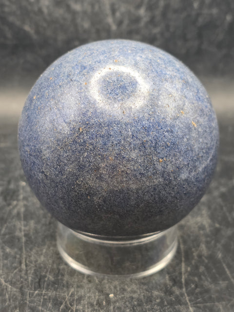 Lazulite sphere! 15.3 ounces, 67mm, 2.6 inches