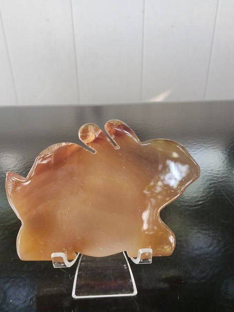 Druzy agate rabbit! 4.5 by 3.1 inch, 8 ounces