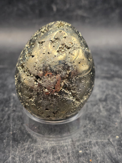 Pyrite egg! 5.6 ounces, 1.9 inches  tall