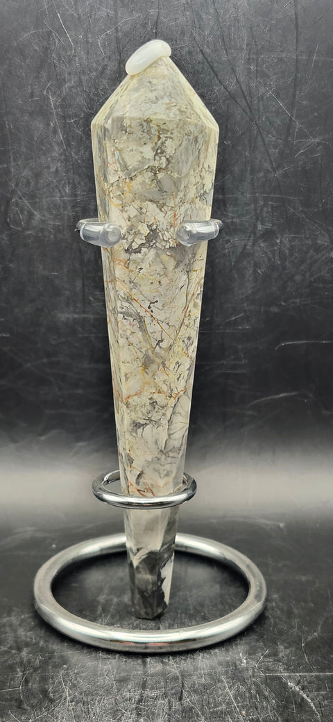 King Cobra jasper scepter! 5.5 inches, 3.9 ounces