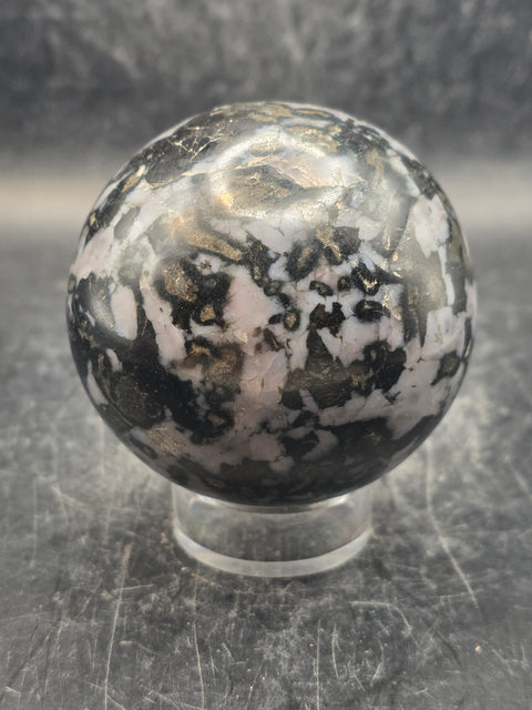 Indigo Gaborone sphere! 59.6mm, 2.3 inches, 11.6 ounces