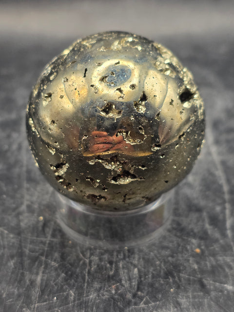 Pyrite sphere! 44.5mm, 1.7 inches, 6.9 ounces