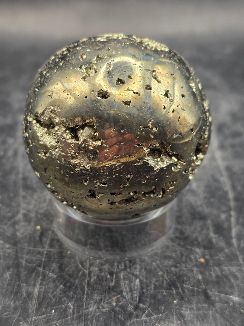 Pyrite sphere! 44.5mm, 1.7 inches, 6.9 ounces